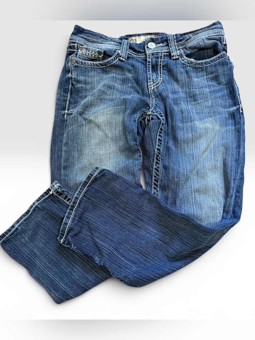 BKE Culture Bootcut Jeans Women’s Size 30 Med Wash Stretch Denim